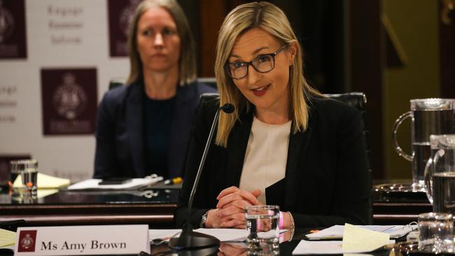 Investment NSW boss Amy Brown says John Barilaro’s office reacted with a ‘flurry of output’. Picture: NCA NewsWire / Gaye Gerard