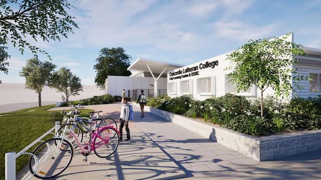 Concordia Lutheran College has lodged plans with the Toowoomba Regional Council for a new childcare centre and outside school hours care facility on South Street in Harristown, opposite the main campus.