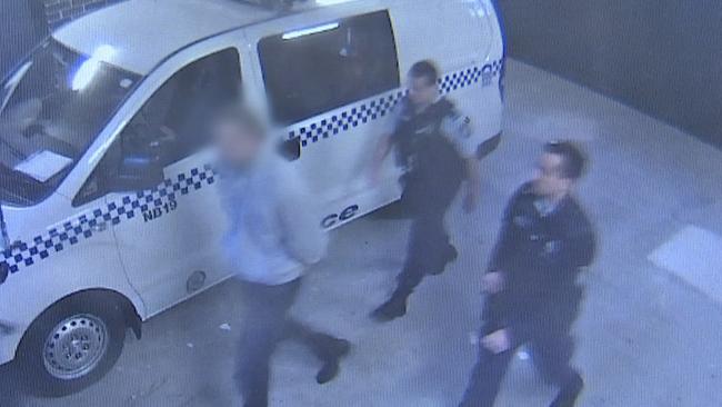 Matthias Ungemach’s arrest. Picture: NSW Police.