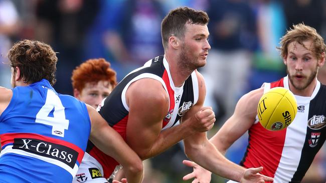 Saints defender Dylan Roberton won’t play in 2019. Picture: Getty Images