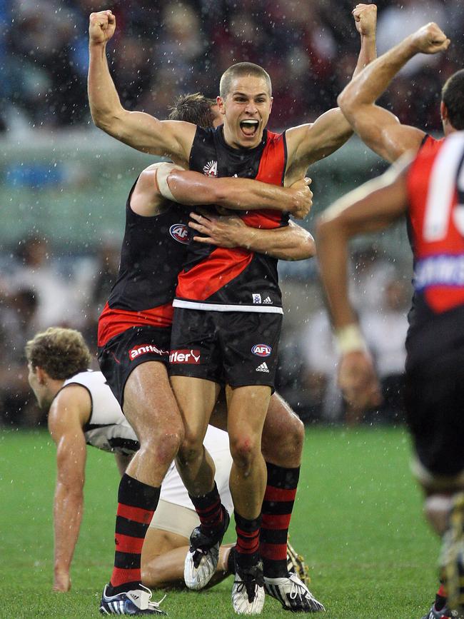 But he went a little early when a David Zaharakis-inspired Essendon snatched the game in the dying moments on Anzac Day in 2009.