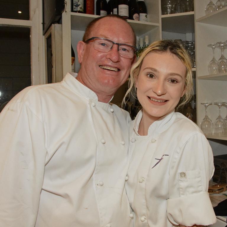 Richard Burt and Christine Comperatore at Mudgeeraba Chamber of Commerce dinner at House of Eco Studio, Mudgeeraba. Picture: Regina King.