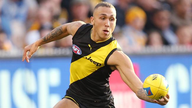 AFL Round 9. 19/05/2019.  Richmond v Hawthorn at the MCG.   Richmonds Shai Bolton  2nd quarter    . Pic: Michael Klein.