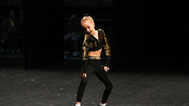 Age 7 to 12 Hip Hop Solo. Madison Gilbert. Picture: Shae Beplate.