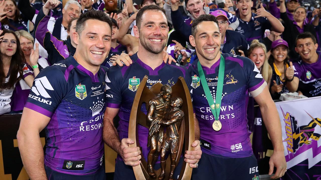 Cooper Cronk has paid tribute to Cameron Smith and Billy Slater after announcing his retirement.