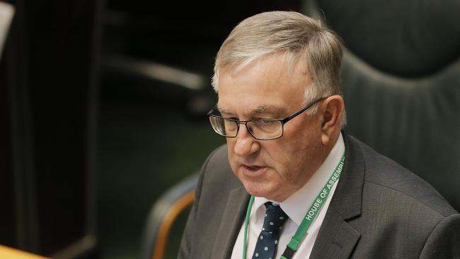 Rene Hidding during his time in parliament. Picture: MATHEW FARRELL