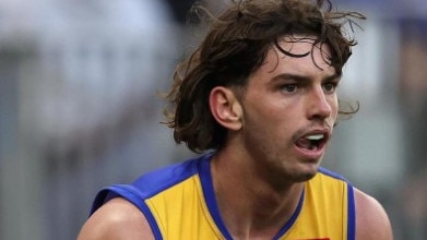 Rhett Bazzo was drafted with pick 37 in the 2021 AFL draft, playing nine games in his first season with the Eagles in 2022.