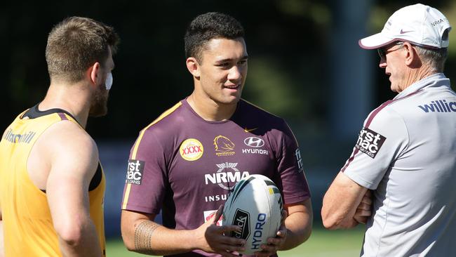 Wayne Bennett has a high opinion of Jaydn Su'A. Picture: Liam Kidston