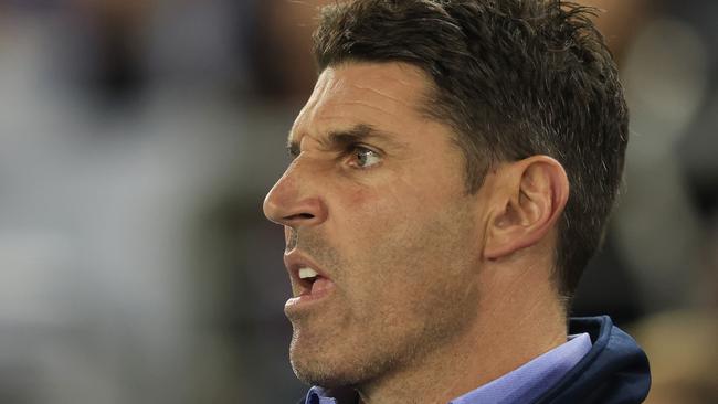 Bulldogs coach Trent Barrett was scathing about the crackdown. Picture: Mark Evans/Getty Images