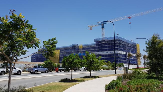 The construction of the Newport Retirement Village has reached the top floor.