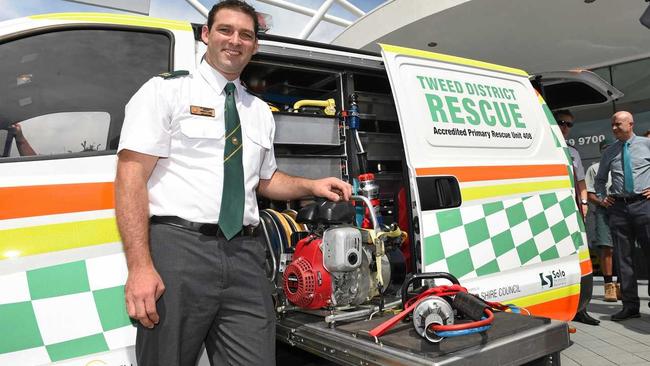 Volunteer Rescue Association spokesman Drew Carr. Picture: Scott Davis