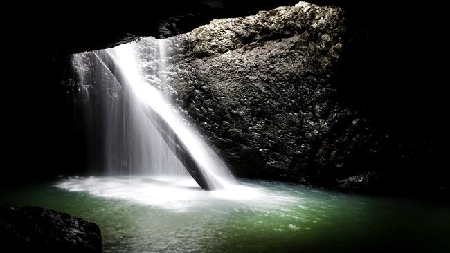 The Natural Bridge at Springbrook National Park. Picture: Jerad Williams