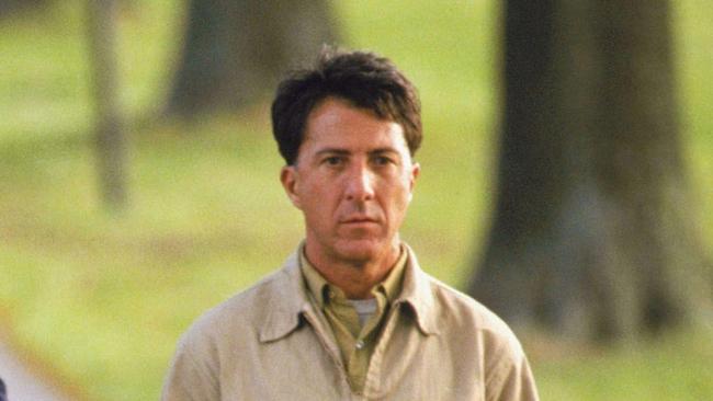 Dustin Hoffman’s portrayal of autistic and mathematically gifted character Raymond in the film Rain Man has led to some misconceptions about autism. Picture: supplied