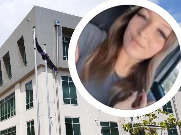 Why petite miner brought a knife to courthouse with dad