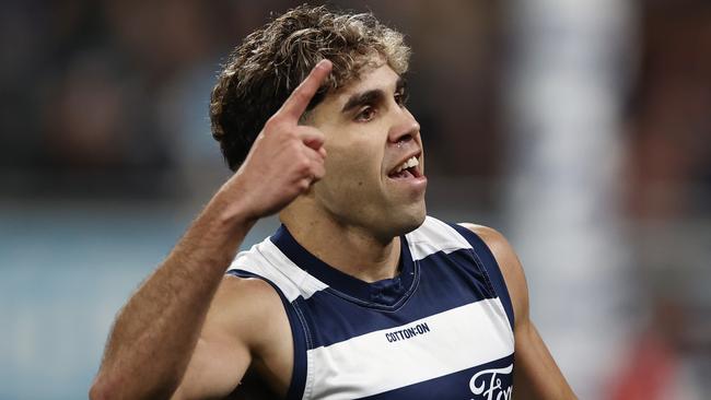 Tyson Stengle is one of 12 Geelong free agents. Picture: Michael Klein.