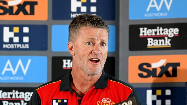 Gold Coast has a dream run in Damien Hardwick’s first year in charge. Picture: Bradley Kanaris/Getty Images