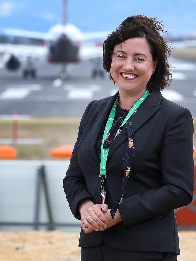 Hobart Airport CEO Sarah Renner. Picture: SAM ROSEWARNE