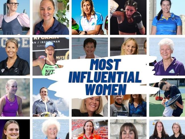 Gold Coast's most influential women in sport canva