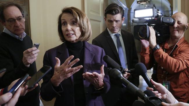 Speaker of the House, Democrat Nancy Pelosi. Picture: AP