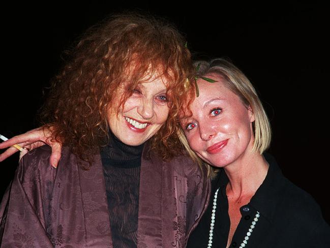 Mother and daughter at an art exhibition in 2000. Picture: Robert Rosen