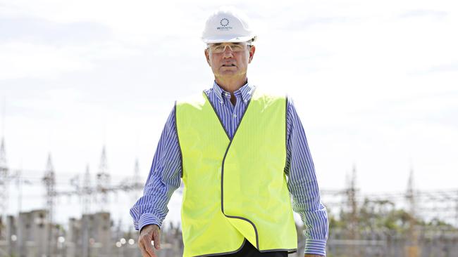 Snowy Hydro CEO Paul Broad at the new potential gas power station site in Kurri Kurri in January. Picture: Adam Yip