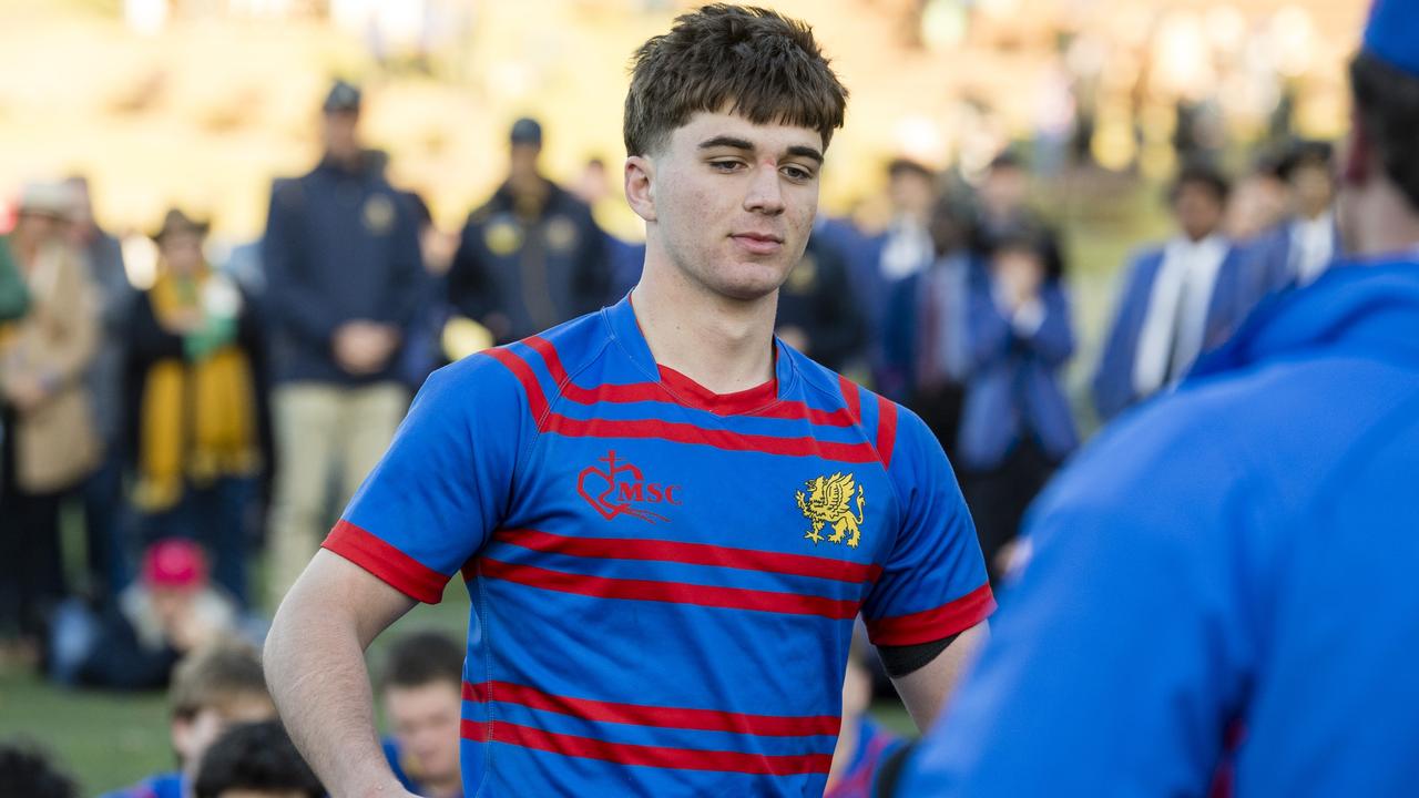 Downlands MVP Jake Stephens after the O'Callaghan Cup on Grammar Downlands Day at Toowoomba Grammar School, Saturday, August 19, 2023. Picture: Kevin Farmer