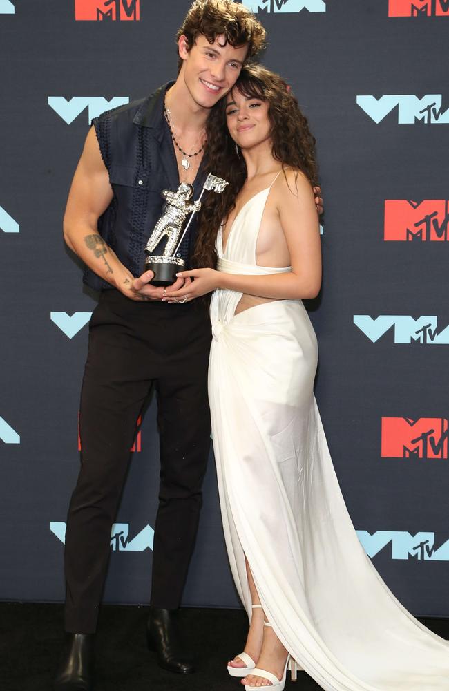 Shawn Mendes and Camila Cabello have dodged break-up rumours for years. Picture: Getty Images.