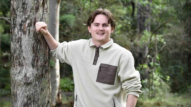 Kurt Jones, 20, is the CEO of the Co-Exist. Picture: Patrick Woods.