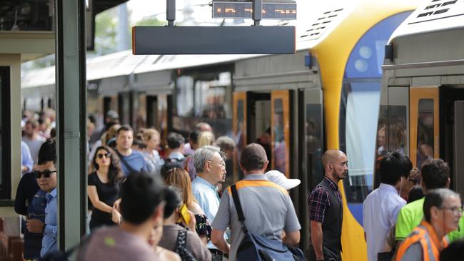 Gladys Berejiklian says hundreds of thousands of commuters will be shifted off chronically clogged routes. Picture: Christian Gilles