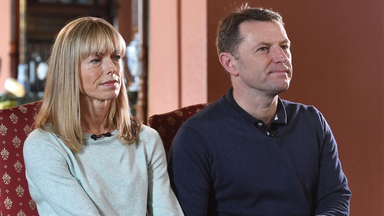 Kate and Gerry McCann have never stopped looking for their daughter. Picture: Joe Giddens / AFP
