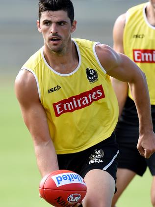 Scott Pendlebury has an outstanding SuperCoach scoring history. Picture: Nicole Garmston