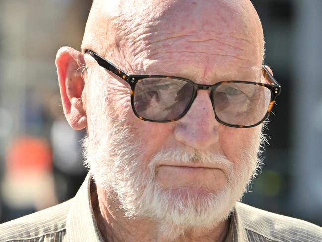 ADELAIDE, AUSTRALIA - NewsWire Photos AUGUST 14, 2024: Roy Alexander Skinner , 80yo man charged with death by dangerous driving at Victor Harbor, leaves the Adelaide Magistrates Courtrt. Picture: NewsWire / Brenton Edwards