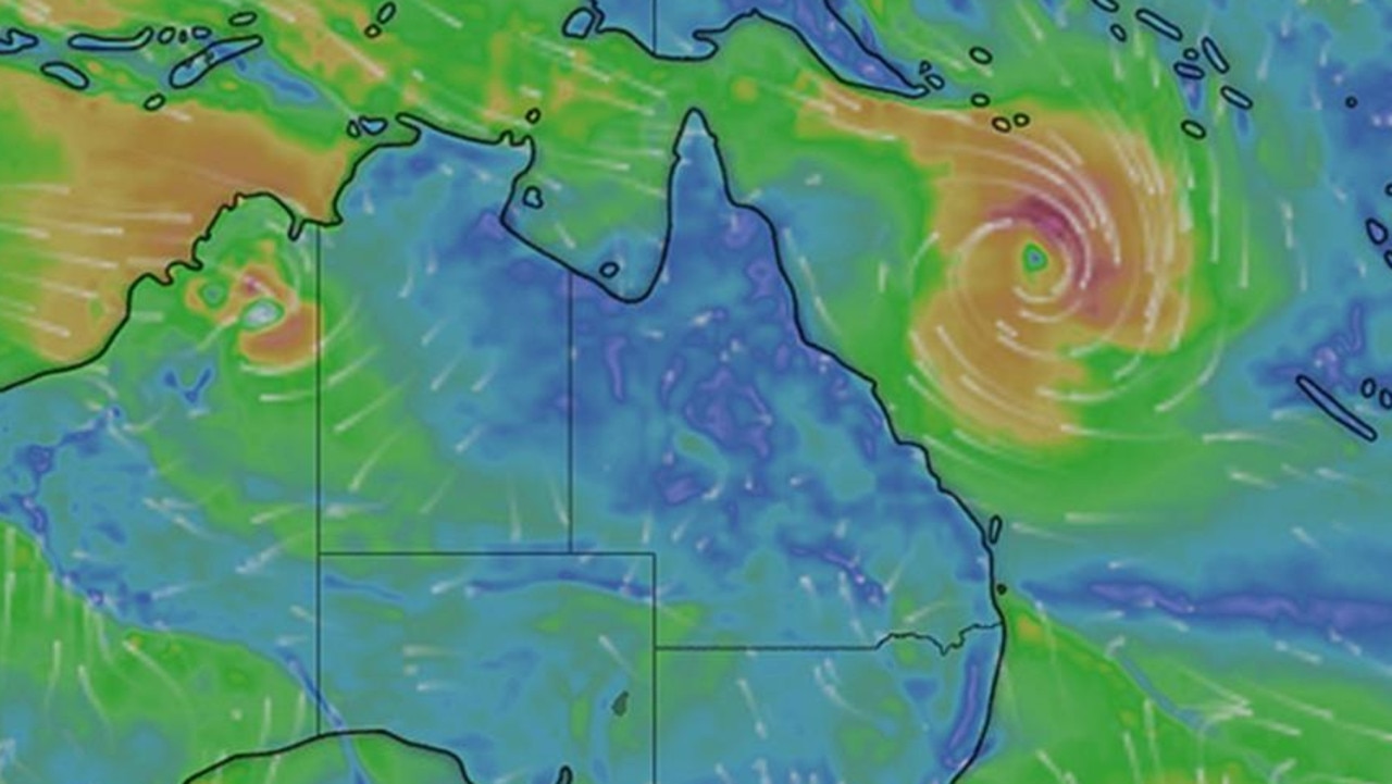 Cyclone crosses Queensland coast at Townsville, Queensland