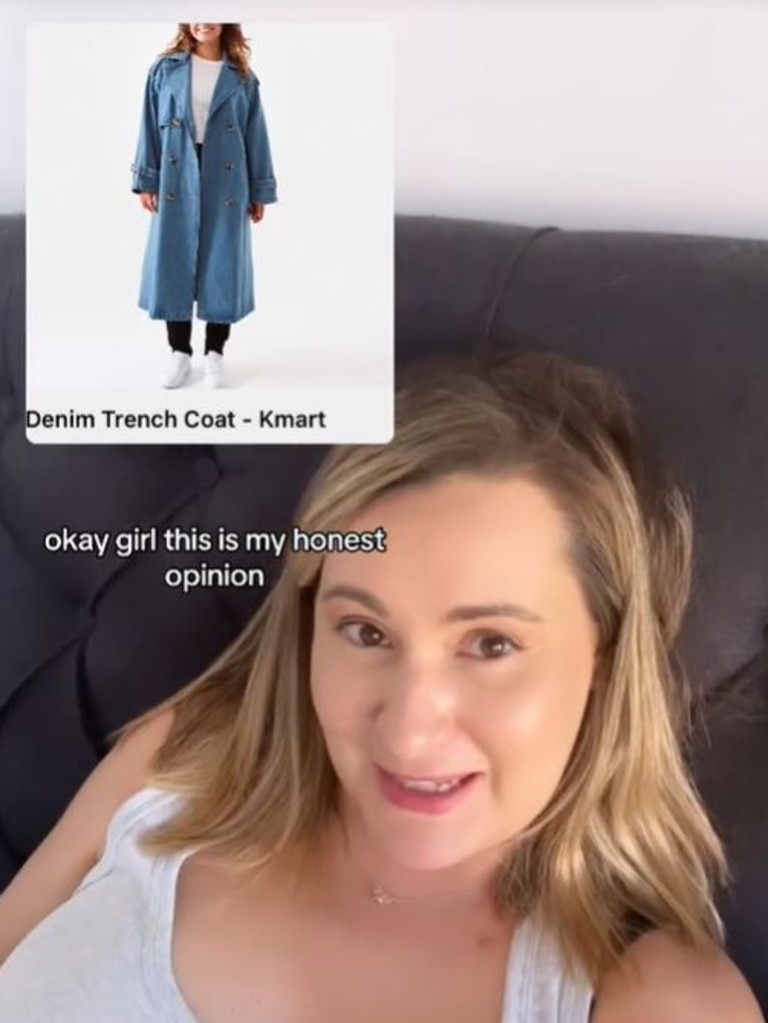 Kmart is selling a denim trench for $49, saving hundreds off popular $350  wardrobe staple