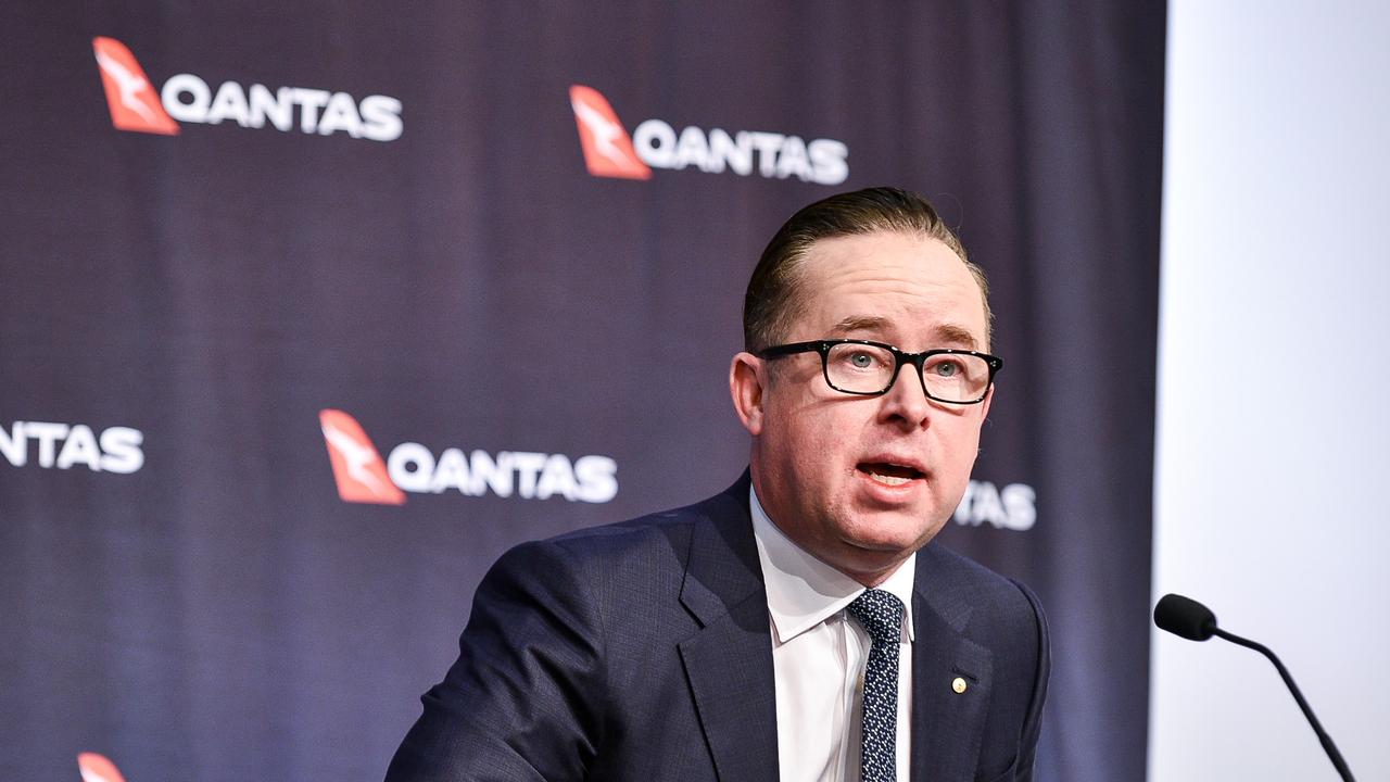 Qantas CEO Alan Joyce has slammed the State Government’s border decision as “ridiculous”. Picture: NCA NewsWire/Flavio Brancaleone