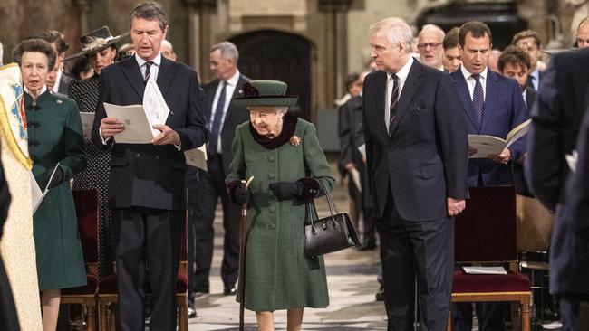 Her Majesty seems more than willing to allow Prince Andrew to get away with PR murder time and again. Picture: Richard Pohle – WPA Pool/Getty Images