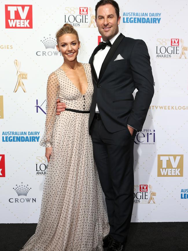 Sam Frost and Sasha Mielczarek. Picture: Julie Kiriacoudis