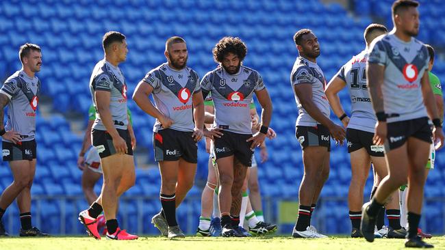 Warriors players have just finished a period of self-isolation in New Zealand Picture: AAP