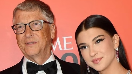 Bill Gates with his daughter, Phoebe. Picture: NGELA WEISS/Getty Images