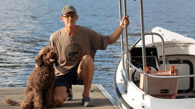 Daintree River wildlife expert David White has been doing the cruises for 26 years. Picture: Mark Murray