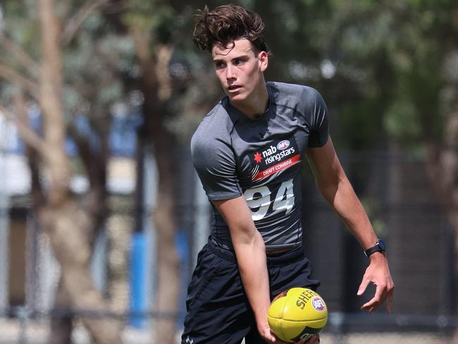 Ollie Lord at AFL testing. Picture: Michael Klein