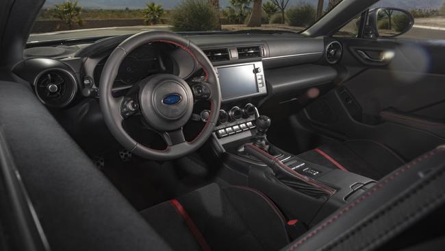 The 2021 Subaru BRZ has a digital dash and large infotainment screen.