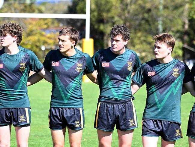 AIC First XIII rugby league from Villanova Park. Saturday August 5, 2023. Picture, John Gass