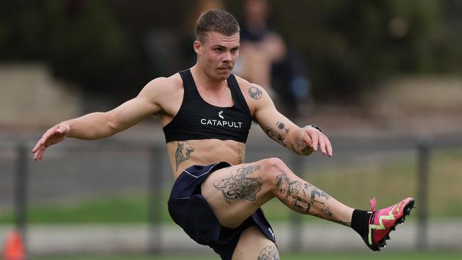 Cameron Zurhaar showing off his ink. Picture: Michael Klein