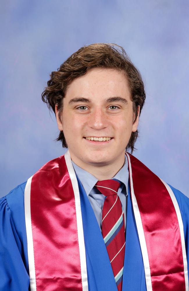 Christian College Geelong Dux James Bushell