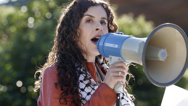 Dr Randa Abdel-Fattah is under investigation by Macquarie University after making anti-Israel comments including saying: “May 2025 be the end of Israel.” Picture: Richard Dobson