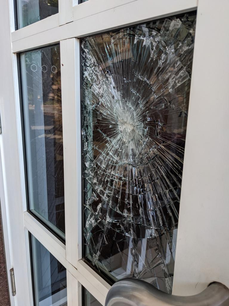 Police are investigating an incident of criminal damage to the NT Supreme Court were smashed sometime between Friday evening, May 21 and Monday morning May 23.