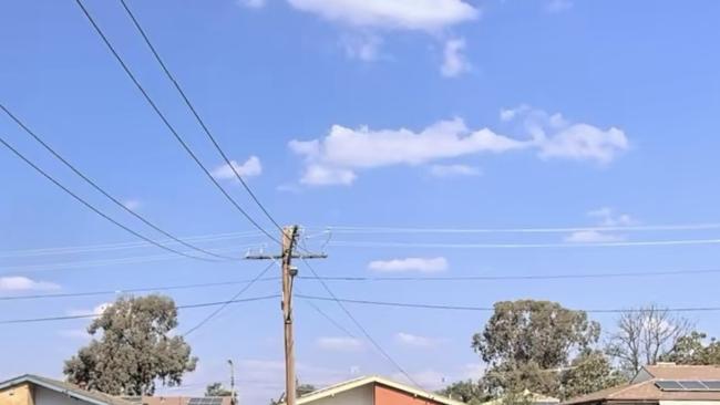 Armstong Crescent in Dubbo where the police pursuit was initiated.