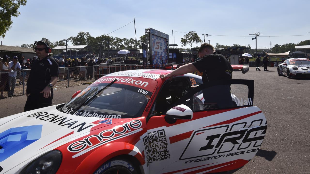 Carrera car entry post race at the 2024 Darwin Triple Crown. Picture: Darcy Jennings.