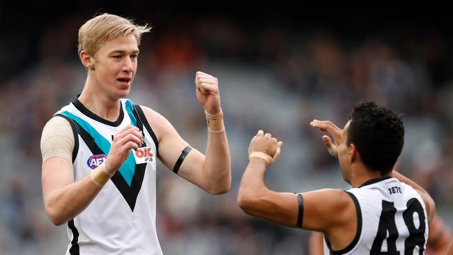 Young forward Todd Marshall needs to be given every opportunity in 2019. Picture: Adam Trafford/AFL Media/Getty Images